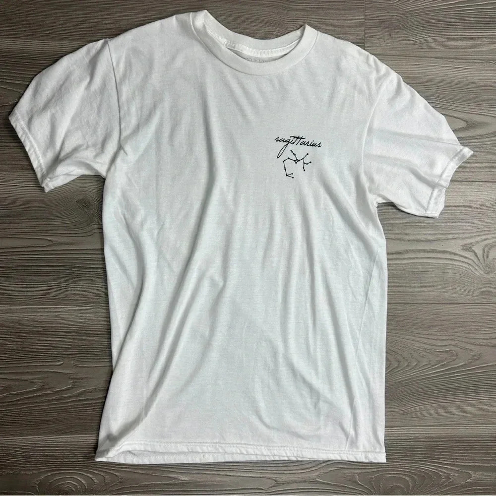 coco + pine‎ Sagittarius Constellation White Shirt